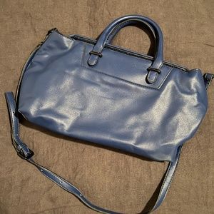 Blue satchel bag - Mango